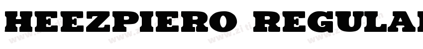 Heezpiero Regular字体转换